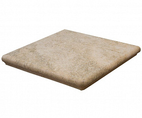 Клинкерная угловая ступень флорентинер Interbau Abell Желто-бежевый 270, 320*320*9,5 мм