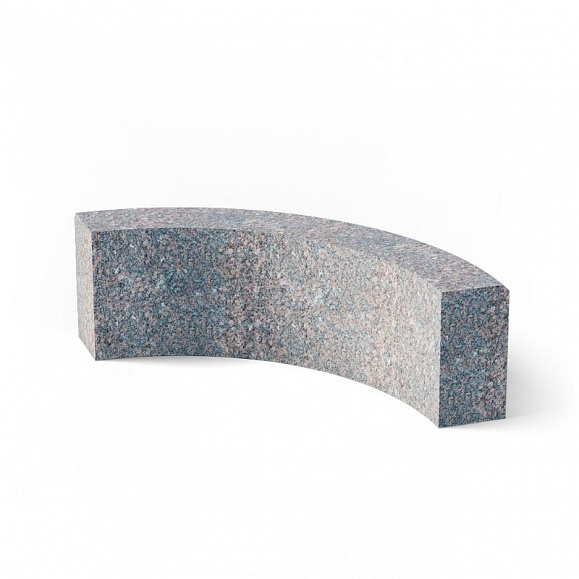 Радиусный бордюр гранитный 150x300 мм Южно-Султаевское месторождение фото 1