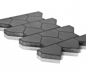 Тротуарная плитка Braer Тиара 60 мм Серый