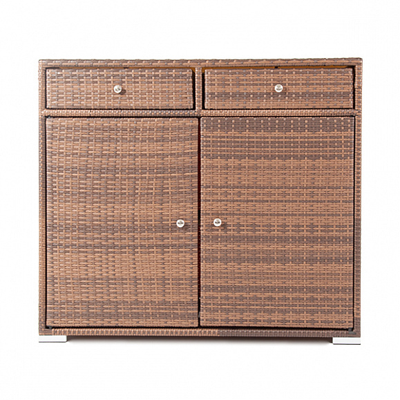 Мальта тумба плетеная из искусственного ротанга, цвет коричневый фото 2