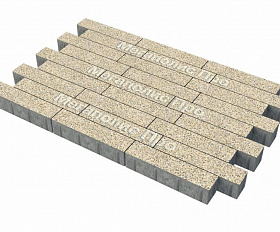 Плита Фабрика Готика Ригель 360х80х80мм GRANITE FERRO Жельтау