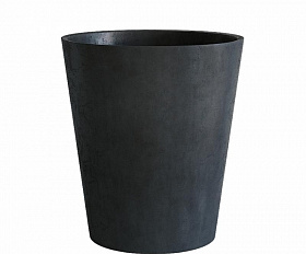 Кашпо Concretika Crater D60 H50 Charcoal