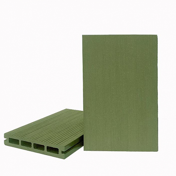 Террасная доска Террапол Смарт Пустотелая с пазом 4000 или 3000х130х22 мм, цвет Олива фото 1