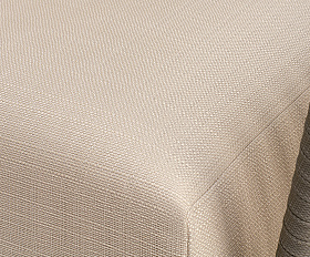 Форли кресло плетеное из роупа, каркас алюминий светло-серый (RAL7035) муар, роуп серо-коричневый 23мм, ткань Mossle бежевая