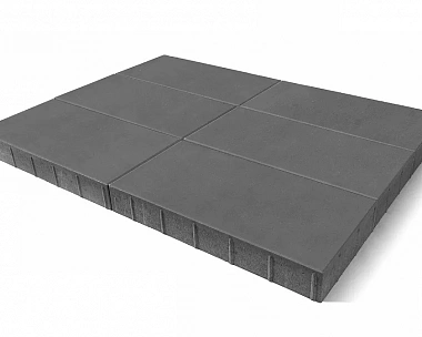 Тротуарная плита Cити Braer 600*300*80мм Серый