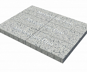 Тротуарная плита Фабрика Готика 600х300х60 мм Грис Парга FINO