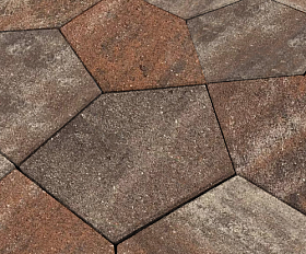 Тротуарная плитка Нобетек Квинта 3П8Ф Колормикс №28 Мокко