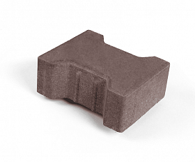 Тротуарная плитка Нобетек Катушка 1Ф8ф коричневая