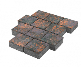 Тротуарная плитка Stellard Квадрат 200х200х60 мм Браун