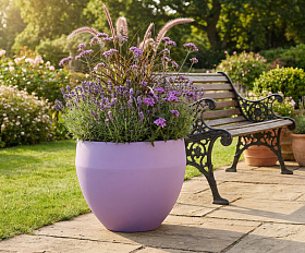 Кашпо Concretika Гира D50H43 Лаванда 300 6035