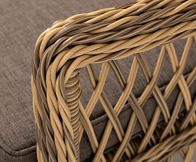 Обеденная группа Катания 4SIS на 6 персон, цвет соломенный