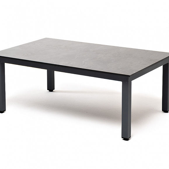 Канны журнальный столик из HPL 90х60, H40, каркас серый (RAL 7024), цвет столешницы серый гранит фото 3