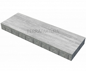 Пошаговая плита для дорожек Terrafaktura Лонго 900x300x80 мм Северный Бриз