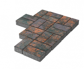 Брусчатка Stellard 200х100х40 мм Браун