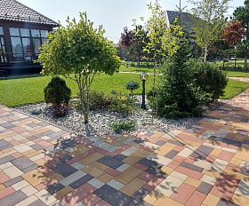 Тротуарная плитка Artstein Инсбрук Тироль 60 мм Белый