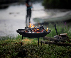 Костровая чаша чугунная Concretika Premium C60, толщина 7 мм