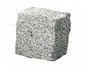 Брусчатка гранитная 100x100x80 мм пилено-колотая Ташмурунское месторождение Француженка