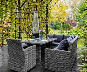 Комплект мебели Zorro Plus Royal Family из искусственного ротанга, цвет серый