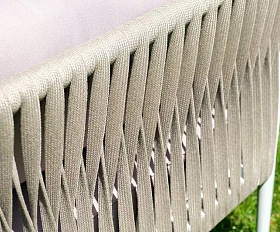 Кресло Касабланка 4SIS из роупа (веревки), цвет бежевый