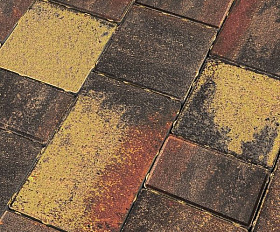 Тротуарная плитка Koldiz Новый Город 60 мм Оникс Желтый