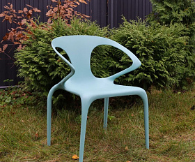Обеденный стул May Royal Family из пластика, цвет нефрит