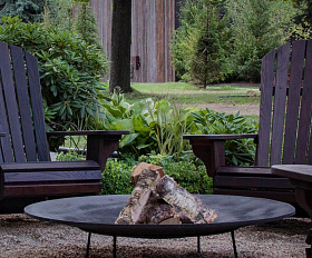 Костровая чаша чугунная Concretika Plato С100, толщина 12 мм