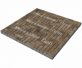 Тротуарная плитка Выбор Паркет Б.4.П.6 Листопад Гранит Шелковица