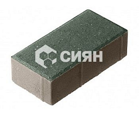 Брусчатка Сиян 240x120x60 мм Темно-зеленый