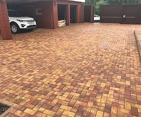 Брусчатка Прямоугольник Листопад 2.П.6 60 мм. Осень