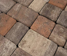 Тротуарная плитка Нобетек Новая Классика 1НКЛ5Ф Колормикс №28 Мокко