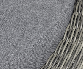 Барселона диван из искусственного ротанга трехместный, цвет графит