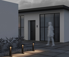 Ландшафтный светильник Barclay Street Maytoni O013FL-L9B цвет Черный