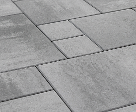 Тротуарная плитка Выбор Грандо Б.9.Фсм.6 60 мм Искусственный камень Шунгит