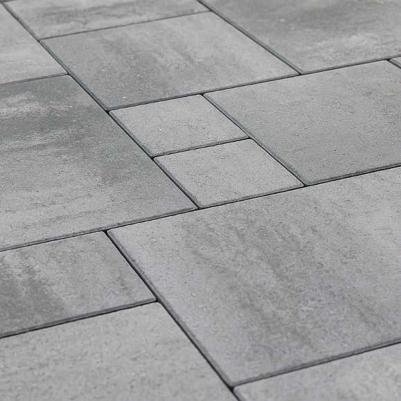 Тротуарная плитка Выбор Грандо Б.9.Фсм.6 60 мм Искусственный камень Шунгит фото 2