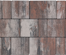 Тротуарная плитка Лидер 40 Провинция Color Mix 60 мм Сильвинит