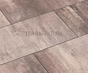 Тротуарная плитка Terrafaktura Урбан 600x300x80 мм Бархатный закат