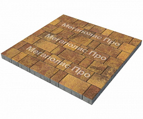 Тротуарная плитка Выбор Старый город Листопад 1Ф.6 60 мм. Осень Гранит