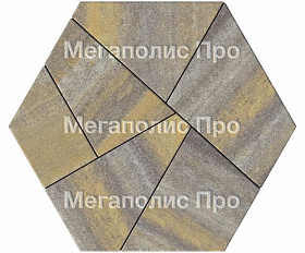 Тротуарная плитка Выбор Оригами Б.4.Фсм.8 80 мм Искусственный камень Доломит