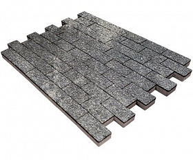 Тротуарная плитка Steinrus Прямоугольник Лайн 200х100х60 мм Актау Native