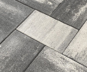 Тротуарная плитка Koldiz Колдиз 3 60 мм Оникс Черный