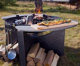 Столешница для чаши бетонная Concretika 80 см