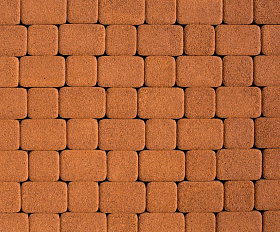 Тротуарная плитка Выбор Классико А.1.КО.4 Гранит 40 мм Оранжевый