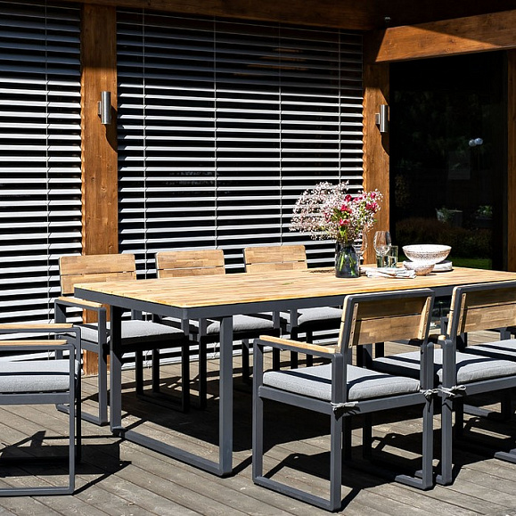 Обеденная группа из алюминия TOPA XL Joygarden фото 6