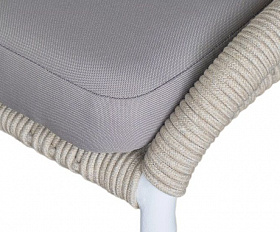 Плетеный стул Милан 4SIS из роупа (веревки), цвет бежевый