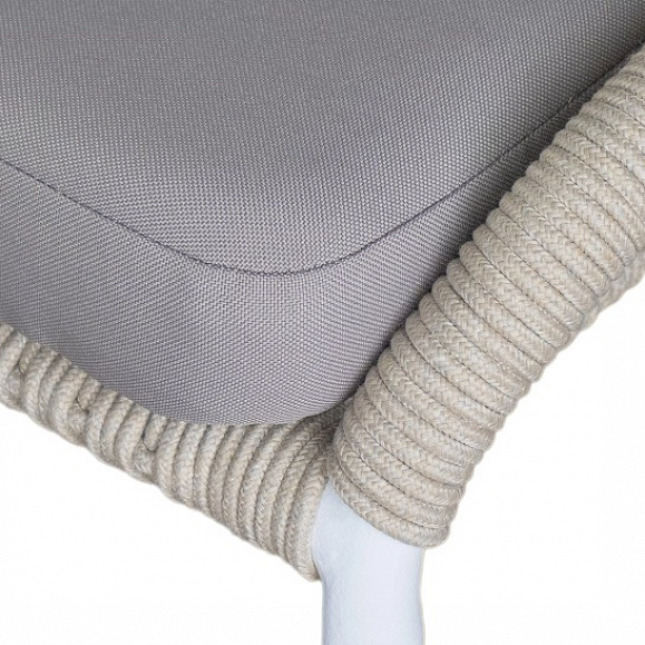 Плетеный стул Милан 4SIS из роупа (веревки), цвет бежевый фото 5