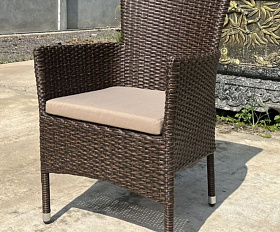 Плетеное кресло AM-196B Brown