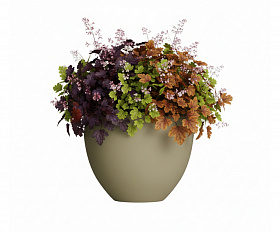 Кашпо Concretika Гира D50H43 Имбирный 1019