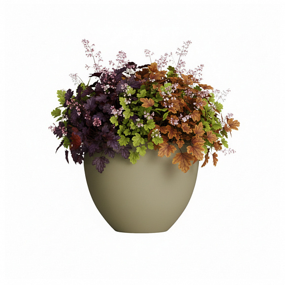 Кашпо Concretika Гира D50H43 Имбирный 1019 фото 6