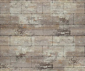 Тротуарная плитка Artstein Прямоугольник Лайн 40 мм Color Mix Берилл