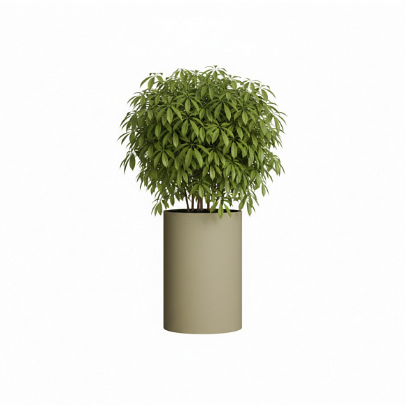 Кашпо Concretika Тюб Макси D40H60 Имбирный 1019 фото 6